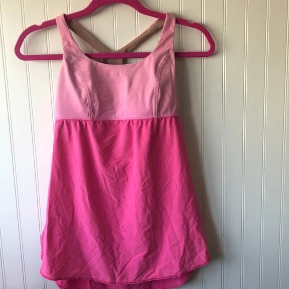 Lululemon Venus tank top women’s size 6 color hot pink - Picture 4 of 8
